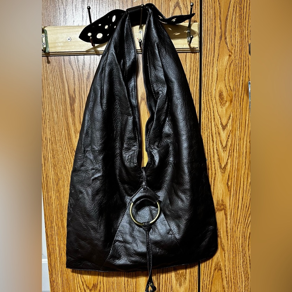 Elegant dark brown bag